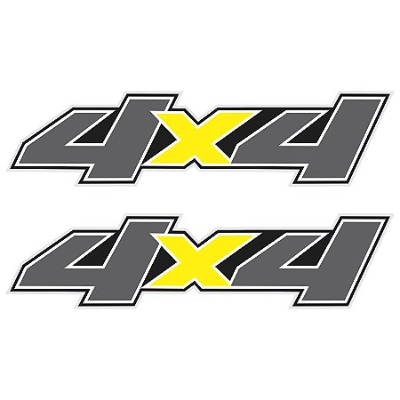 Emblema Adesivo 4x4 Ford Ranger 2008 Par