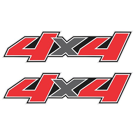 Emblema Adesivo 4x4 Ford Ranger 2008 Par