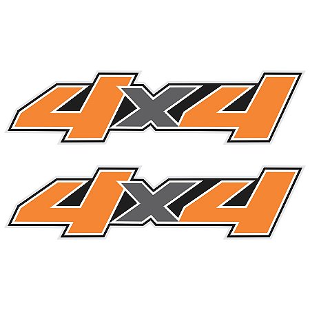 Emblema Adesivo 4x4 Ford Ranger 2008 Par