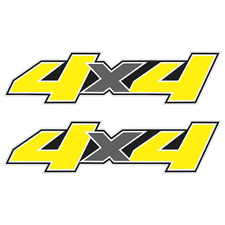 Emblema Adesivo 4x4 Ford Ranger 2008 Par