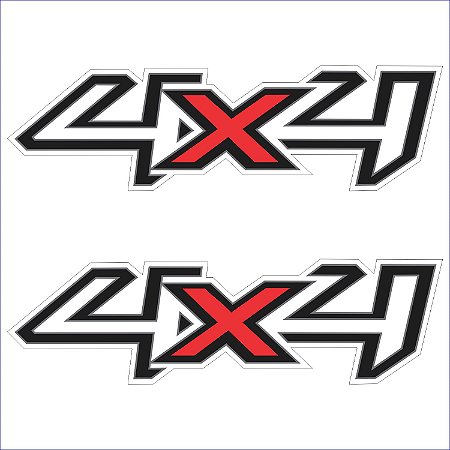 Emblema Adesivo 4x4 Ford Ranger 2014