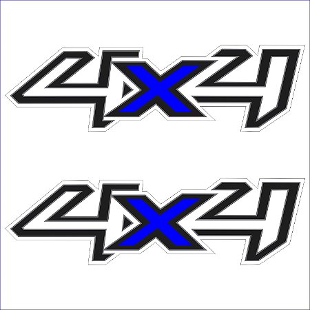 Emblema Adesivo 4x4 Ford Ranger 2014