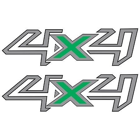 Emblema Adesivo 4x4 Ford Ranger 2017 Par