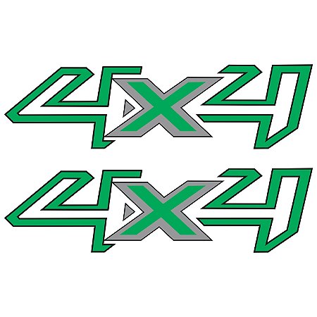 Emblema Adesivo 4x4 Ford Ranger 2017 Par