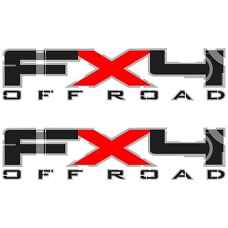 Par Adesivos Fx4 Off Road Ford
