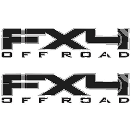 Par Adesivos Fx4 Off Road Ford