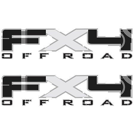 Par Adesivos Fx4 Off Road Ford