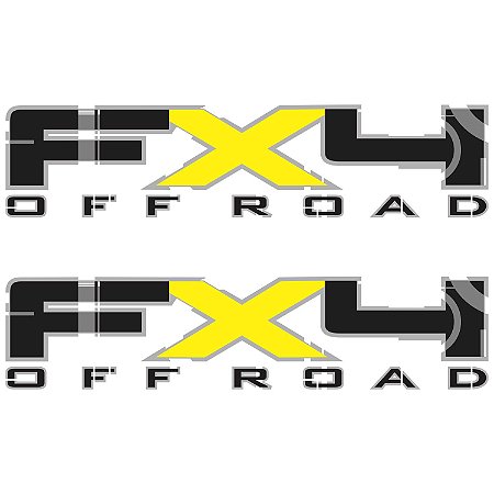 Par Adesivos Fx4 Off Road Ford