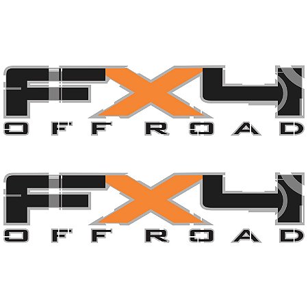 Par Adesivos Fx4 Off Road Ford