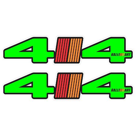 Par Adesivos 4x4 Mitsubishi Ralli Art Personalizado