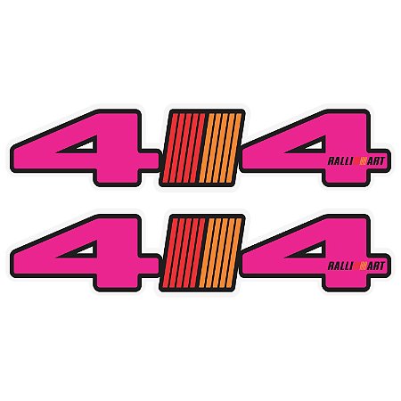 Par Adesivos 4x4 Mitsubishi Ralli Art Personalizado