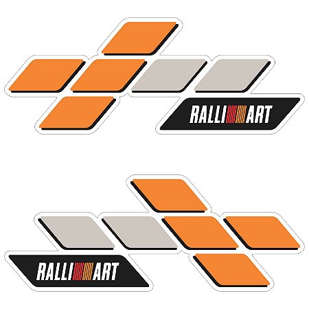 Par Adesivo Bandeira Ralli Art