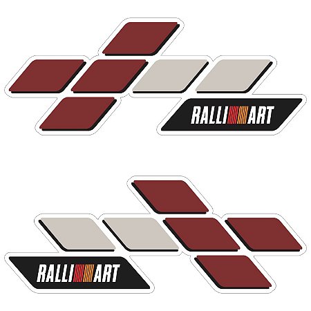 Par Adesivo Bandeira Ralli Art
