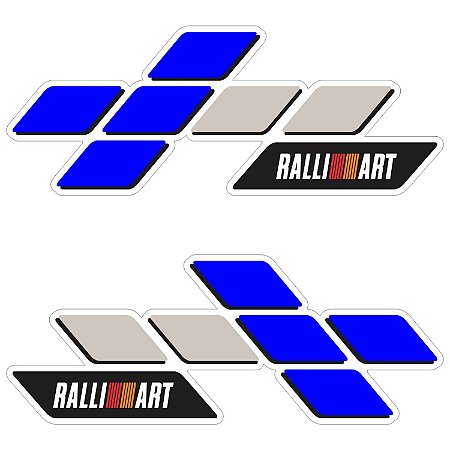Par Adesivo Bandeira Ralli Art