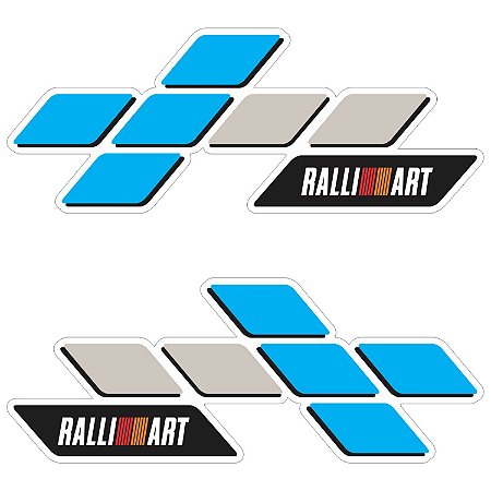 Par Adesivo Bandeira Ralli Art