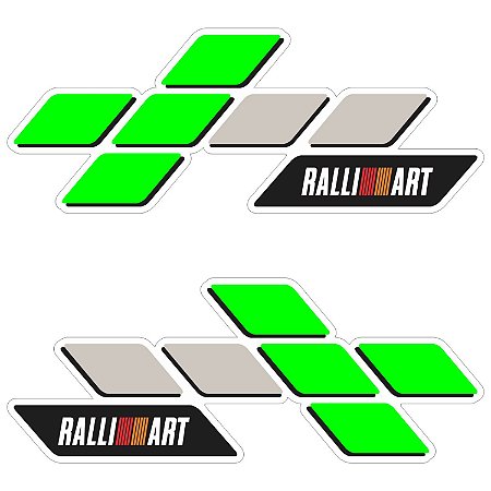 Par Adesivo Bandeira Ralli Art