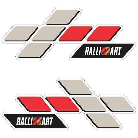 Par Adesivo Bandeira Ralli Art