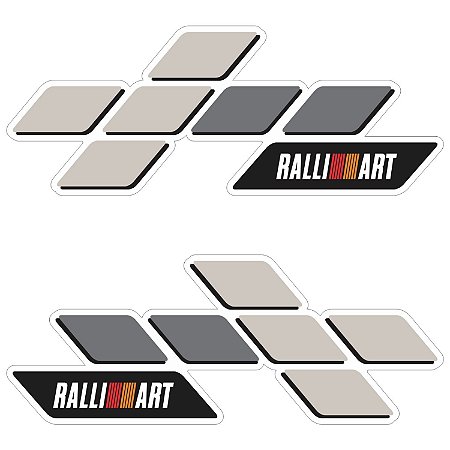 Par Adesivo Bandeira Ralli Art
