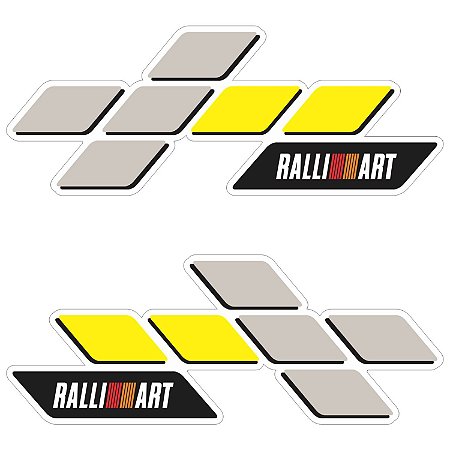 Par Adesivo Bandeira Ralli Art
