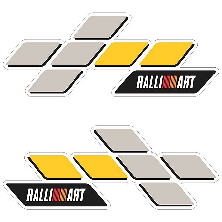 Par Adesivo Bandeira Ralli Art