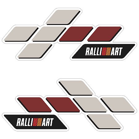 Par Adesivo Bandeira Ralli Art
