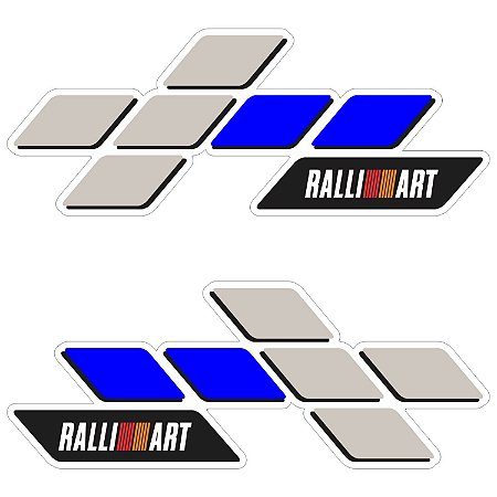 Par Adesivo Bandeira Ralli Art