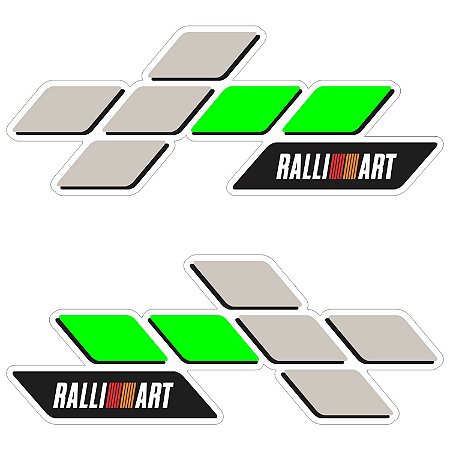 Par Adesivo Bandeira Ralli Art