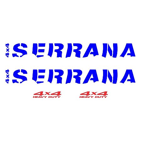 Kit Adesivo Nissan Frontier Serrana-4x4