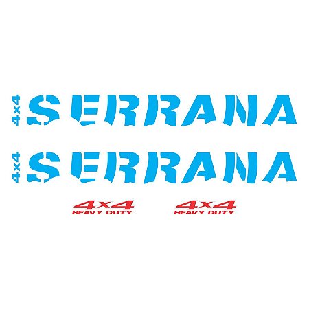 Kit Adesivo Nissan Frontier Serrana-4x4