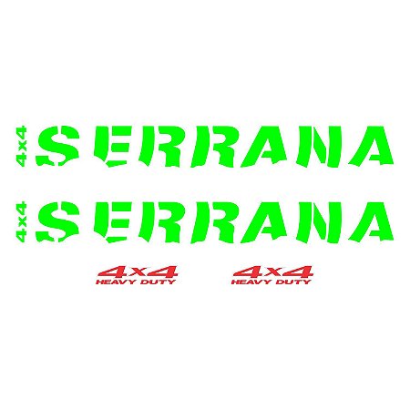 Kit Adesivo Nissan Frontier Serrana-4x4