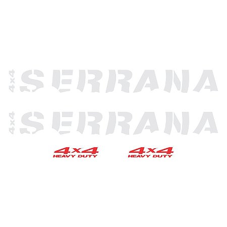 Kit Adesivo Nissan Frontier Serrana-4x4