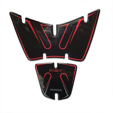 Protetor Adesivo Resinado Tank Pad Frontal Honda Pcx Preto