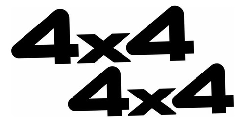 2 Adesivos 4x4 Para L200 Triton 2020 2021 2022