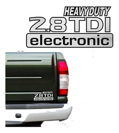 Adesivo 2.8 Tdi Electronic Frontier Heavy Duty - Genérico