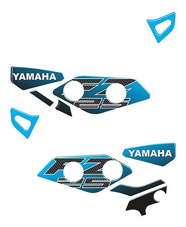Adesivo 3 D Fazer 250 Fz25 Protetor Pedaleira Material 3 M