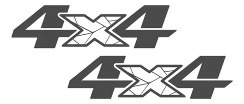 Adesivo 4x4 Compatível Ranger Storm 2020/ Emblema Grafite