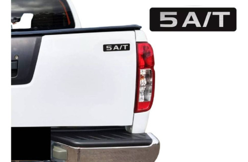 Adesivo 5 A/t Compatível Frontier Emblema Tampa Traseira