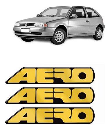 Adesivo Aero Gol Bola 1995/1999 Emblema Lateral/teto Dourado