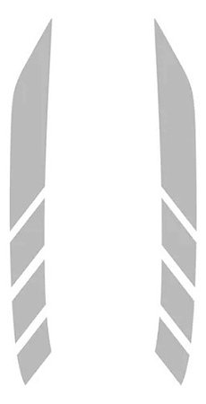 Adesivo Aplique Lateral Capo Frontier Attack 2022/2024 Cinza