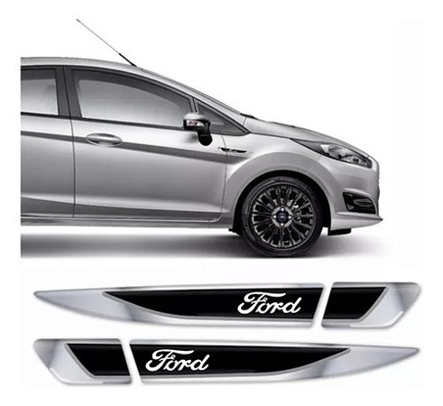 Adesivo Aplique Lateral Ford Fiesta Emblema Resinado Rs12 Co