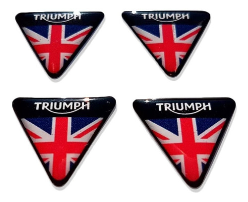 Adesivo Auto Colante Resinado Logomarca Triumph