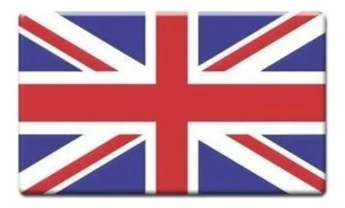 Adesivo Bandeira Land Rover Resinada Inglaterra England