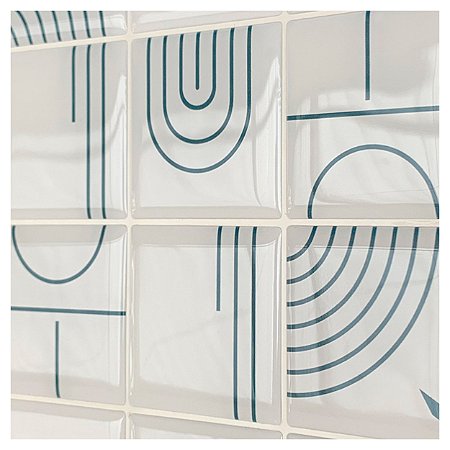 Pastilha Adesiva Labirinto Kit 4 Placas Adesivo 3M