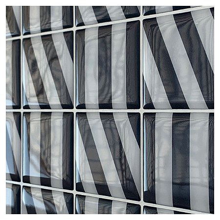 Pastilha Adesiva Zebrada Kit 4 Placas Adesivo 3M