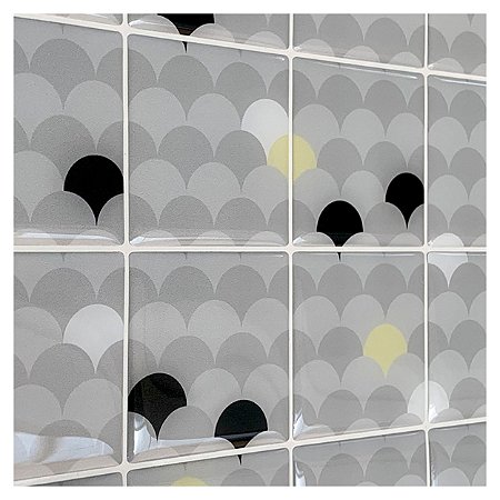 Pastilha Adesiva Oceana Kit 4 Placas Adesivo 3M