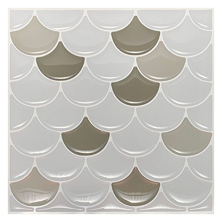 Pastilha Adesiva Escamas Kit 4 Placas Adesivo 3M