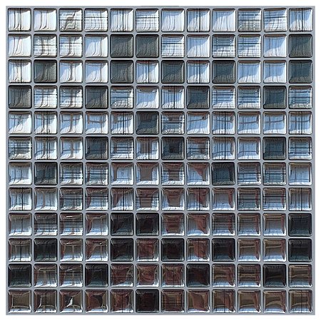 Pastilha Adesiva Mini Glass Cristal Kit 280 Placas Adesivo 3M