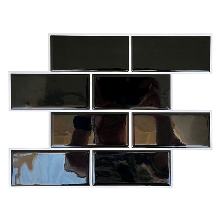 Pastilha Adesiva Resinada Metro Black