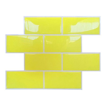 Pastilha Adesiva Resinada Metro Yellow