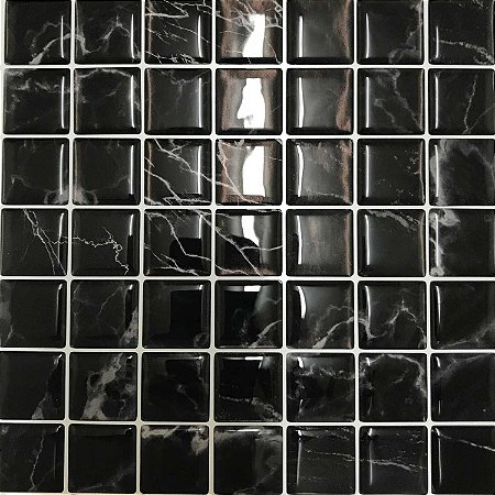 Pastilha Adesiva Granito Preto Kit 4 Placas 3 M